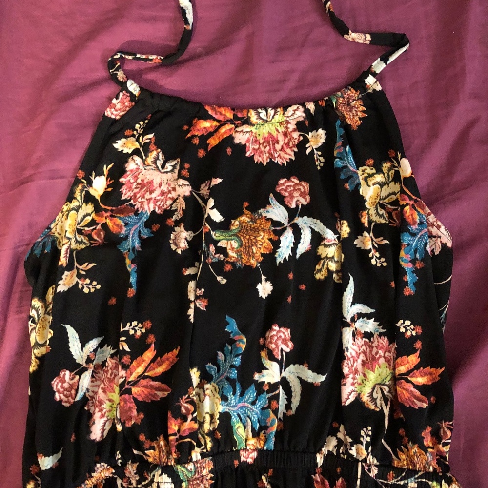 Lane Bryant Black Halter Top Maxi dress size 14/16